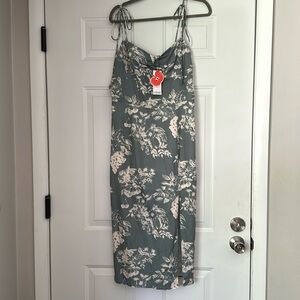 Silky Slip Midi Dress - XL